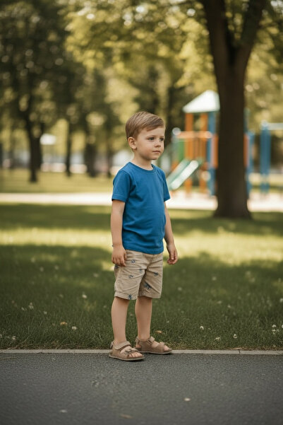 ASL GOLF CLUB Boys' Elastic Waist 100% Cotton Bermuda Capri Shorts 3-14 Years