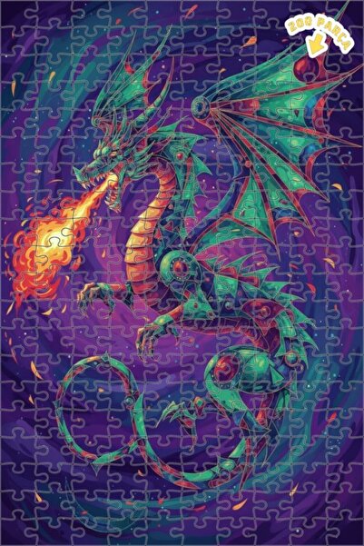 Teona Ahşap لغز خشبي بإطار مزدوج الطبقات من ديراجا فاير فلوست، 200 قطعة، 25×35