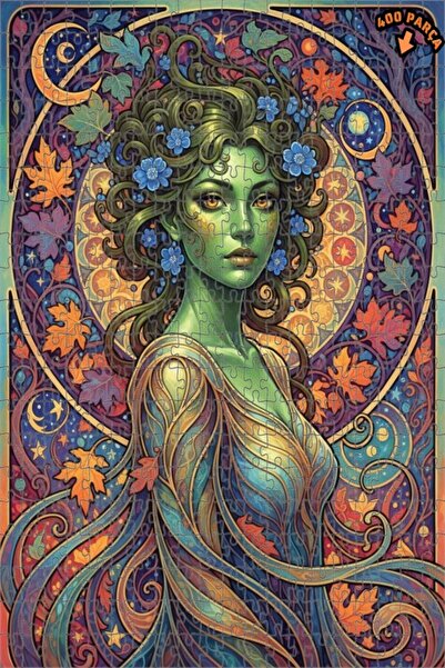 Teona Ahşap لغز خشبي بإطار مزدوج الطبقات بمظهر لوحة زيتية لجنية الربيع 400 قط...