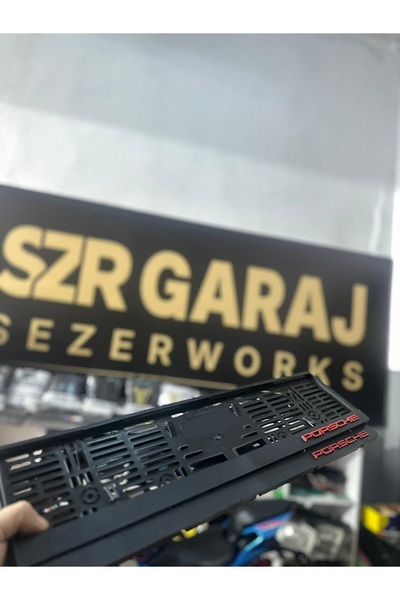 SZR GARAJ PORSCHE PLAKALIK 2 ADET UZUN