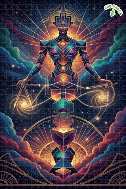 Teona Ahşap لغز خشبي بإطار مزدوج الطبقات بمظهر لوحة زيتية إبداعية عالمية 800 ...