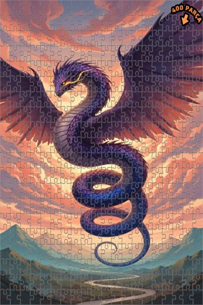 Teona Ahşap لغز خشبي بإطار مزدوج الطبقات من ديزاين دراغون آرت 400 قطعة 35x35