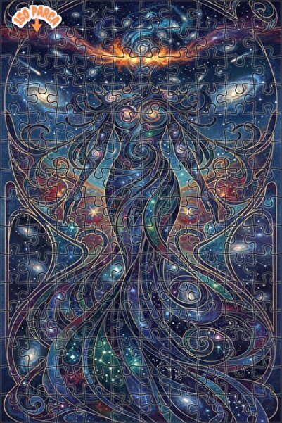 Teona Ahşap لغز خشبي بتصميم فني عصري بمظهر لوحة زيتية إبداعية كونية 150 قطعة ...