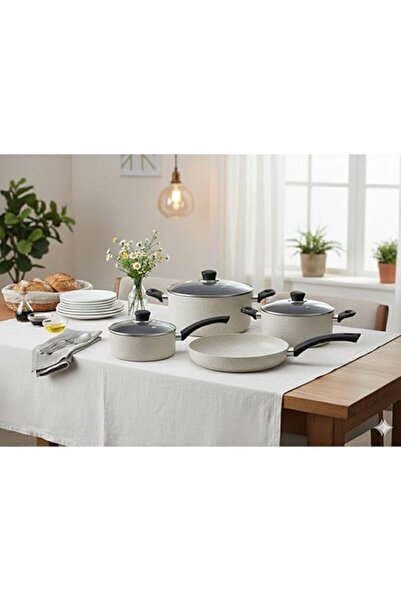 Extra 13-Piece Cookware Set, Black Granite, Non-Stick, PFOA-Free, with Temper...