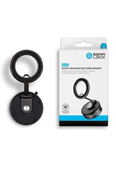 Vidella Gear Lock Magnetic Car Phone Holder - Black