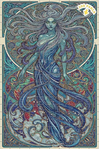 Teona Ahşap لغز خشبي بإطار مزدوج الطبقات من ديزاين مير ميرميد آرت 200 قطعة 25x35