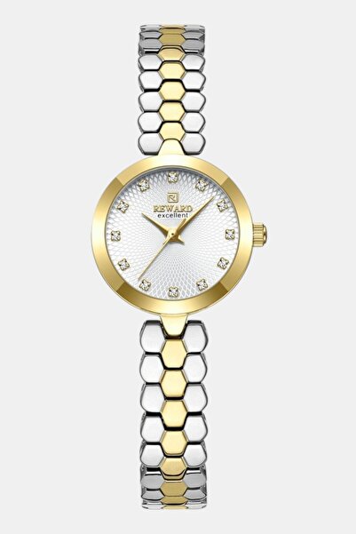 Reward Kadın Kol Saati Quartz Beyaz Kadran Çelik Kordon Altın-Gümüş A146906
