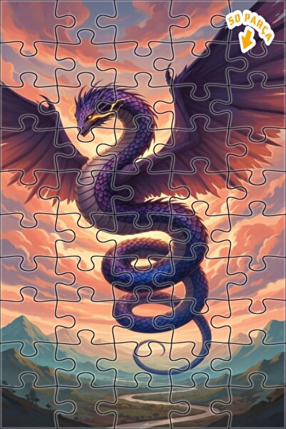 Teona Ahşap لغز خشبي بإطار مزدوج الطبقات من ديرما فن، 50 قطعة، 15×25