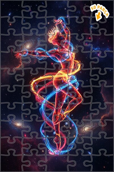 Teona Ahşap لغز خشبي بإطار مزدوج الطبقات من إيفرين دانسر 50 قطعة 15×25