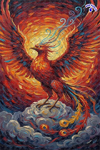 Teona Ahşap لوحة زيتية لرقصة اللهب، طائر الفينيق الأسطوري، لوحة خشبية مؤطرة ب...