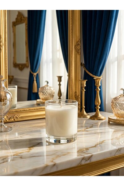 Candle Vase 8 Çap x 10 cm Silindir Mumluk – Lavanta Kokulu Aromaterapi Mum | ...