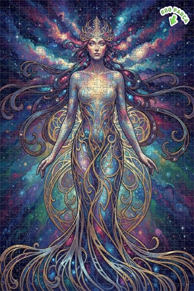 Teona Ahşap لغز خشبي بإطار مزدوج الطبقات منقوش للنساء من كوزميك 800 قطعة 70x50