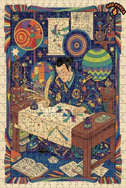 Teona Ahşap لغز خشبي بإطار مزدوج الطبقات من شركة سكاي ساينتست، 400 قطعة، 35×35