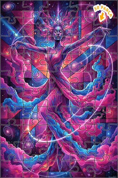 Teona Ahşap لغز خشبي بإطار مزدوج الطبقات من يونيفرسال دانسر 50 قطعة 15x25