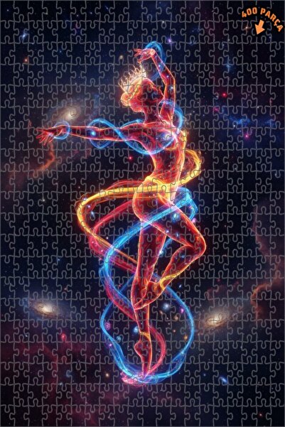 Teona Ahşap لغز خشبي بإطار مزدوج الطبقات من إيفرين دانسر 400 قطعة 35x35