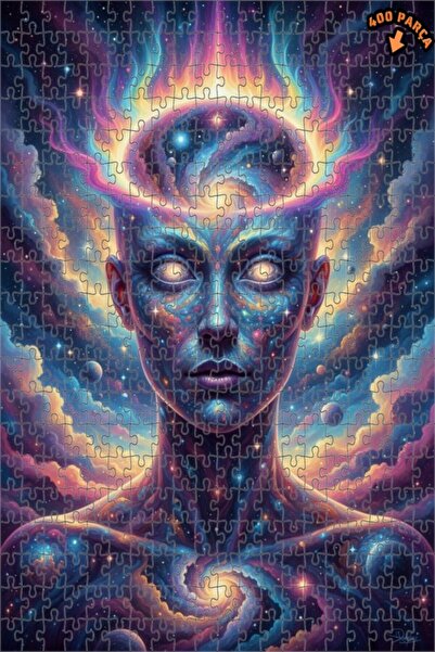 Teona Ahşap لغز خشبي بإطار مزدوج الطبقات من كوزميك باينس، 400 قطعة، 35×35