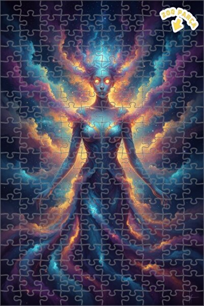 Teona Ahşap لغز خشبي بإطار مزدوج الطبقات بمظهر لوحة زيتية لإلهة الطاقة الفلكي...