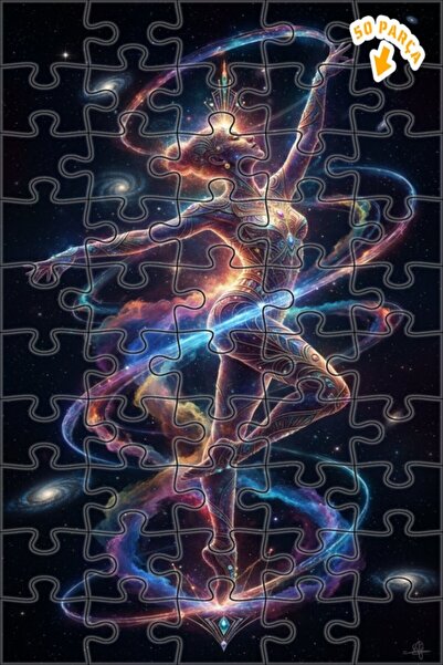 Teona Ahşap لغز خشبي فني رقمي بمظهر راقص فضائي، لغز خشبي بإطار مزدوج الطبقات،...