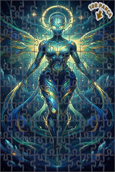 Teona Ahşap لغز خشبي بإطار مزدوج الطبقات بمظهر لوحة زيتية يصور وجودة الطاقة ا...