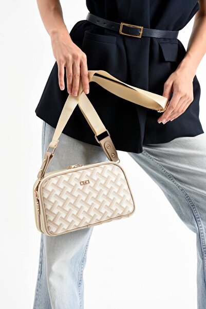 KIRASE High Quality 5-Compartment Lined Long Strap Multi-Useful Crossbody and...