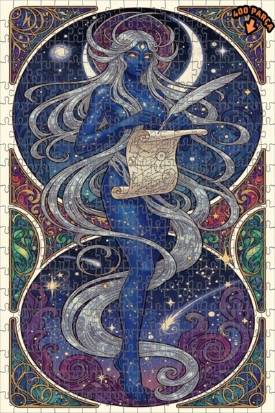 Teona Ahşap لغز خشبي بإطار مزدوج الطبقات من جوكيال نايت آرت، 400 قطعة، 35×35