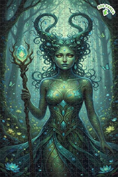 Teona Ahşap لغز خشبي بإطار مزدوج الطبقات من Orman Perisi، 800 قطعة، 70×50