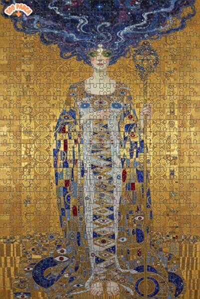 Teona Ahşap Golden Age Female Figure Oil Painting Look 500 Pieces 50X30