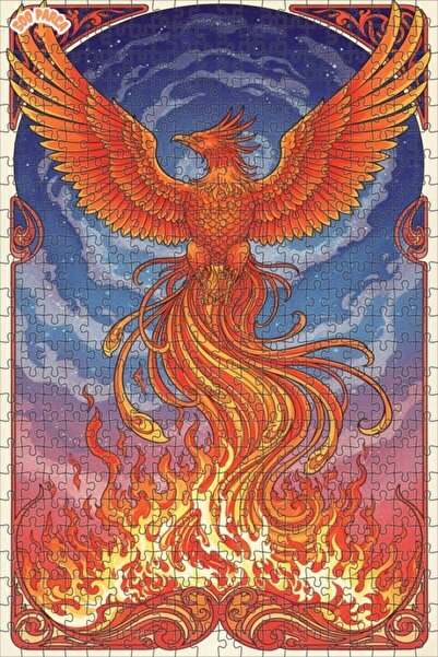 Teona Ahşap لغز خشبي مؤطر بطبقتين من فن العنقاء 500 قطعة 50×30