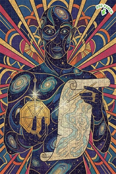 Teona Ahşap لغز خشبي بإطار مزدوج الطبقات من كوزميك بيلجنتس 800 قطعة 70×50