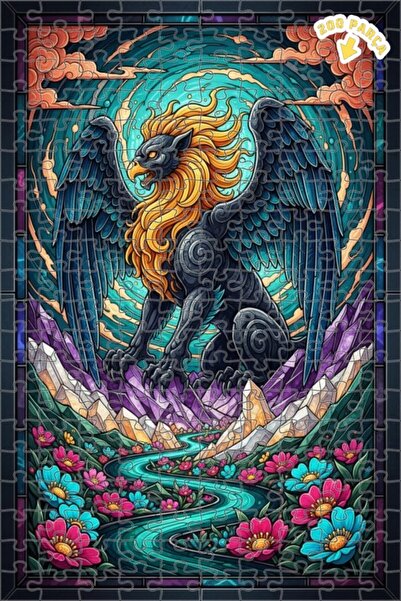 Teona Ahşap لغز خشبي بإطار مزدوج الطبقات من ماجيك جريفين كريستال فالي 200 قطع...