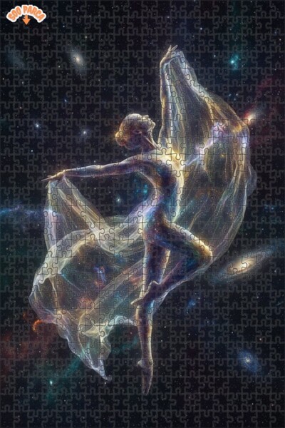 Teona Ahşap لغز خشبي بإطار مزدوج الطبقات من كوزميك بالييرين، 500 قطعة، 50×30