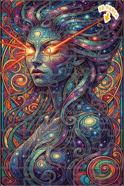 Teona Ahşap لغز خشبي بإطار مزدوج الطبقات من كوزميك إنيرجي، 50 قطعة، 15×25