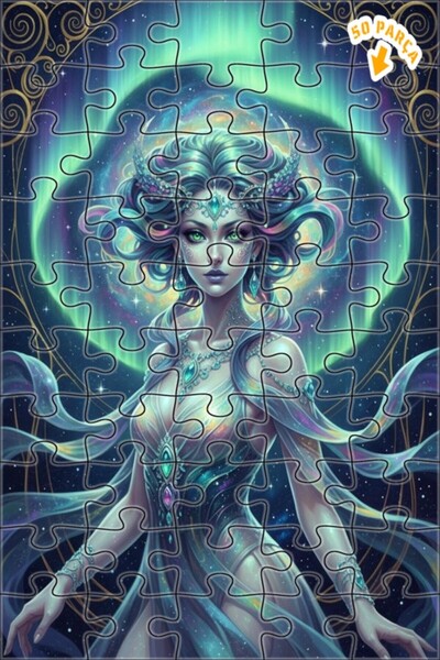 Teona Ahşap لغز خشبي بإطار مزدوج الطبقات بمظهر لوحة زيتية لملكة الكون 50 قطعة...