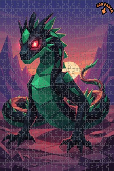 Teona Ahşap لغز خشبي مؤطر بطبقتين من ميستريفول دراغون آرت 400 قطعة 35x35