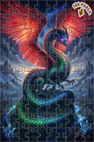 Teona Ahşap لغز خشبي بإطار مزدوج الطبقات من فانتاستيك آرت، 100 قطعة، 25×25