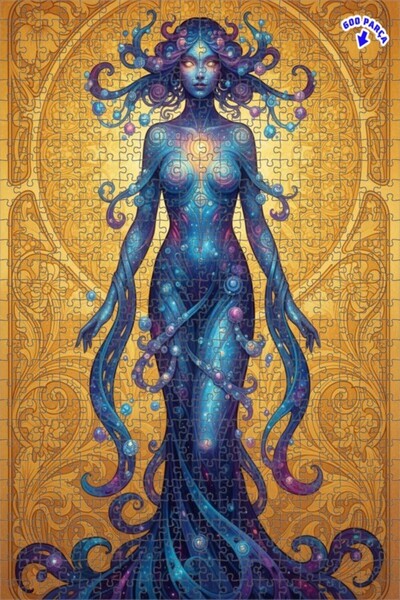 Teona Ahşap لغز خشبي بإطار مزدوج الطبقات من إيفرين، 600 قطعة، 50×35