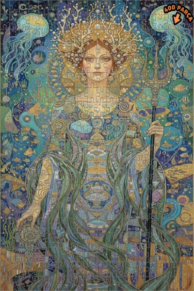 Teona Ahşap لغز خشبي فني من سيريز كينغز أوف ذا سيز، 400 قطعة، 35×35 سم