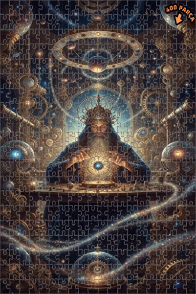 Teona Ahşap لغز خشبي مغلف بطبقة مزدوجة من غيزيملي بيلج 400 قطعة 35x35