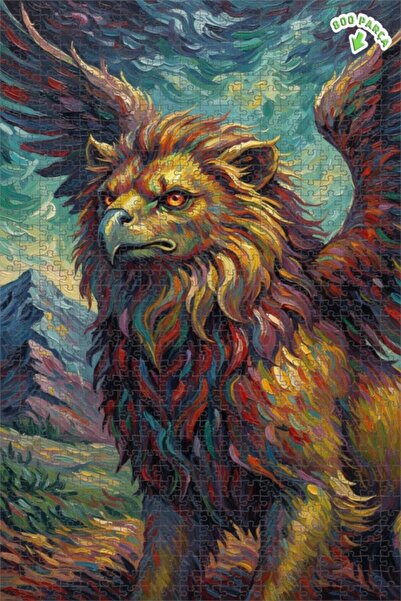 Teona Ahşap لغز خشبي بمظهر لوحة زيتية لخلية أسطورية ذات أجنحة مبهرة 800 قطعة ...