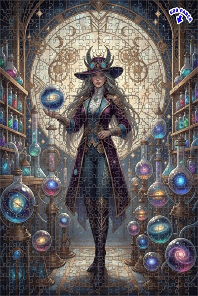 Teona Ahşap لغز خشبي مؤطر بطبقتين بمظهر لوحة زيتية سحرية لمختري الجالاكسيات، ...