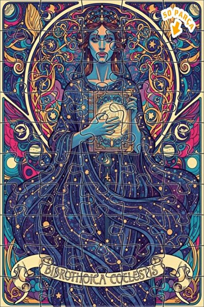 Teona Ahşap لغز خشبي بإطار مزدوج الطبقات من ستارز هانيميفنديس 50 قطعة 15×25