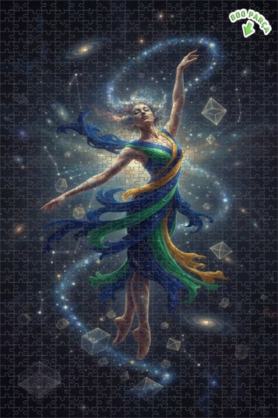 Teona Ahşap لغز خشبي بإطار مزدوج الطبقات من Evren Dansi، 800 قطعة، 70×50