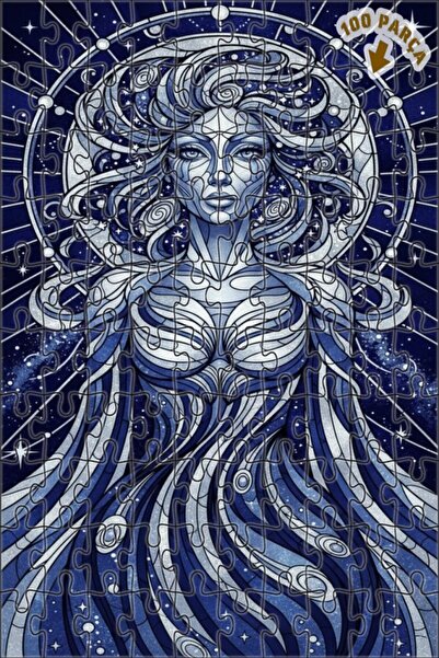 Teona Ahşap لغز خشبي بإطار مزدوج الطبقات من ستار تاتش للنساء 100 قطعة 25x25