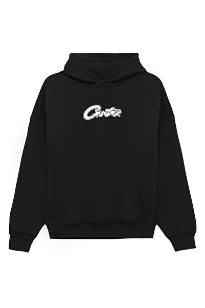 THE RULE Unisex Corteiz Printed Oversized Bol Cut Cotton 3 Thread Ş Fleece-Li...