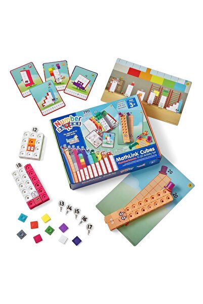 Hand2Mind Numberblocks MathLink Cubes 11-20 Activity Set 30 Activities Link t...