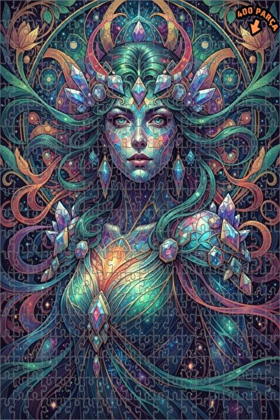 Teona Ahşap لغز خشبي بإطار مزدوج الطبقات من كوزميك بيري 400 قطعة 35x35