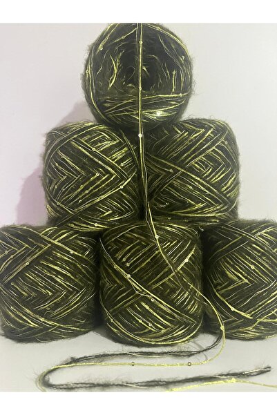 İPEK YÜN İPLİK DÜNYASI Angora (verde kaki) Sim (verde deschis) Paiete (paiete...