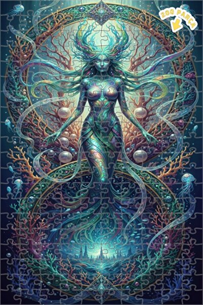 Teona Ahşap لغز خشبي بإطار مزدوج الطبقات من ديزاين مير ميرميد آرت 200 قطعة 25x35