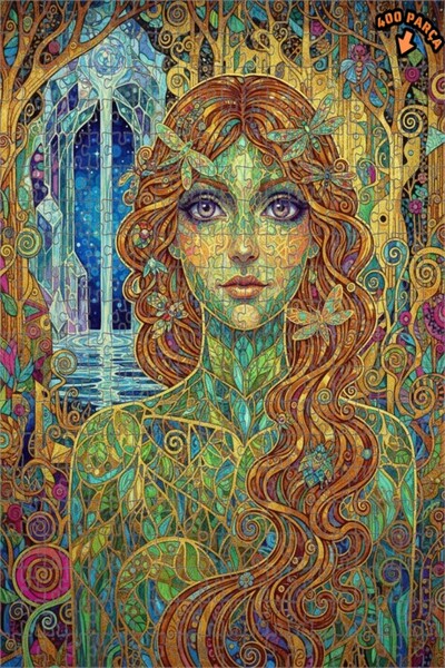 Teona Ahşap لوحة فنية خشبية مزدوجة الطبقات من ماجيك فورست فيري، لغز خشبي 400 ...