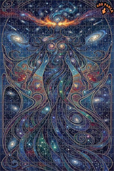 Teona Ahşap لغز خشبي بتصميم فني عصري بمظهر لوحة زيتية إبداعية كونية 400 قطعة ...